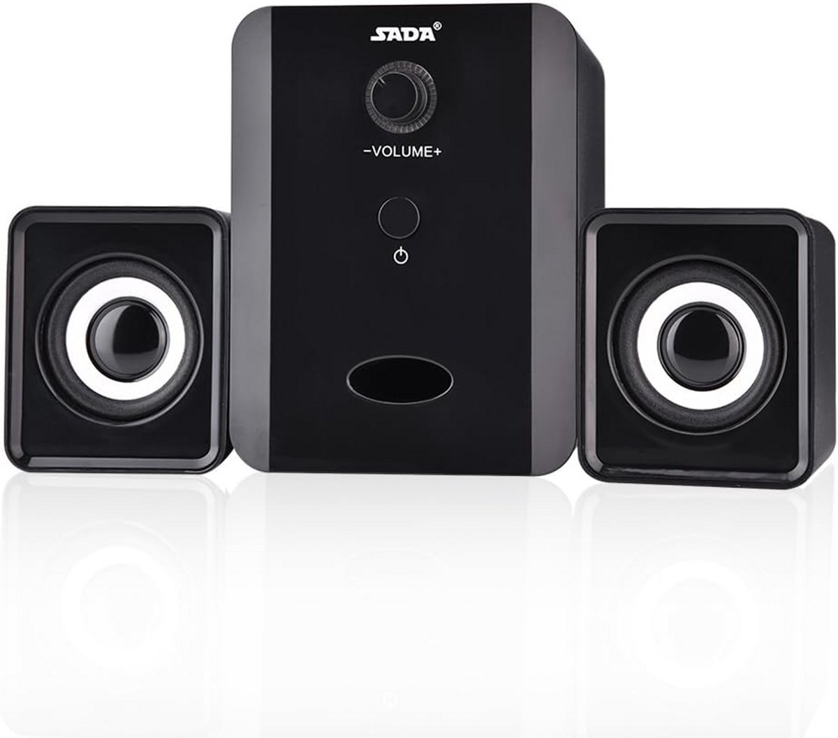 Krachtig PC Speakerset met Subwoofer - Stereo Geluid voor Desktop, Laptop, TV en Mobiel - 3.5mm AUX