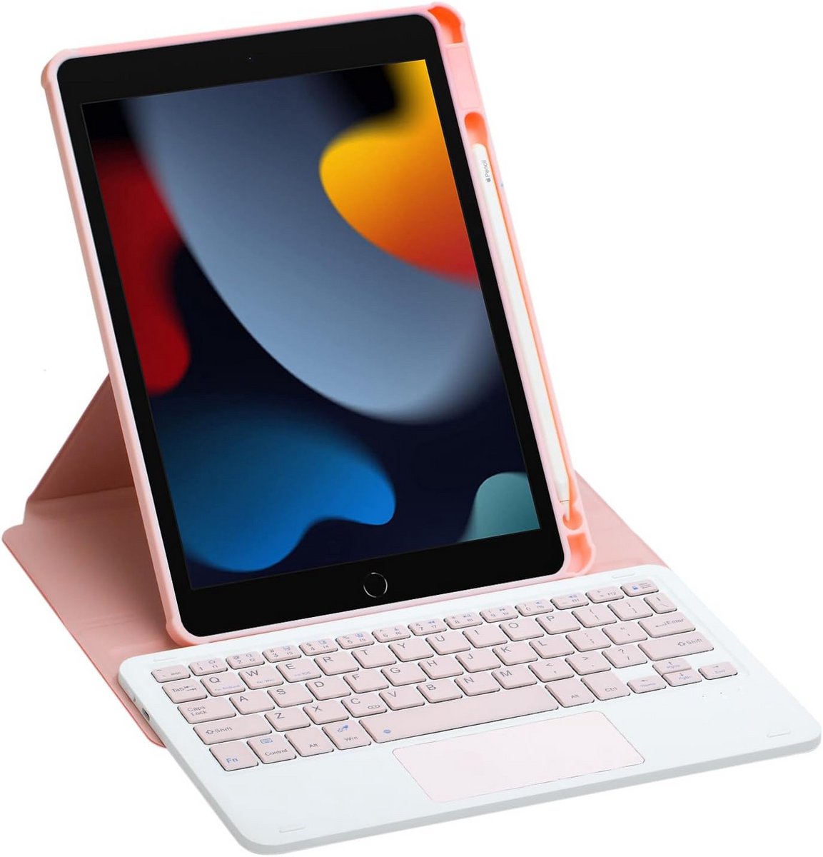 Draaibare Toetsenbordhoes met Touchpad voor iPad 10,2 inch (7e/8e/9e Generatie)