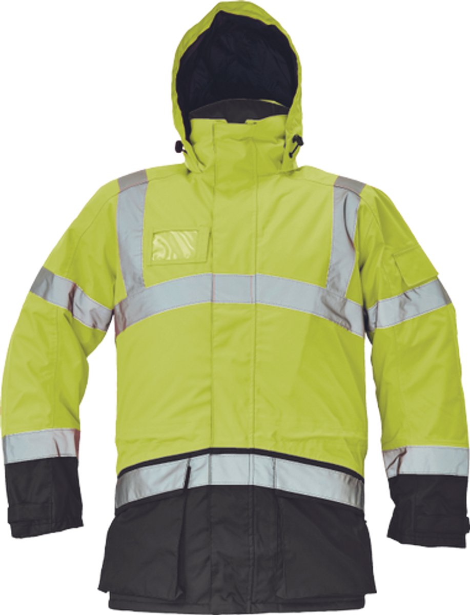 Sioen LIGHTFLASH high-vis winter regenjack 03010485 Marineblauw