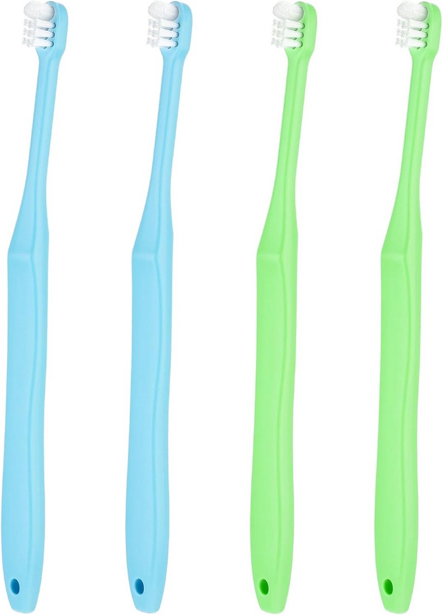 Speciale Tandenborstels voor Beugels en Implantaten, 4 Stuks