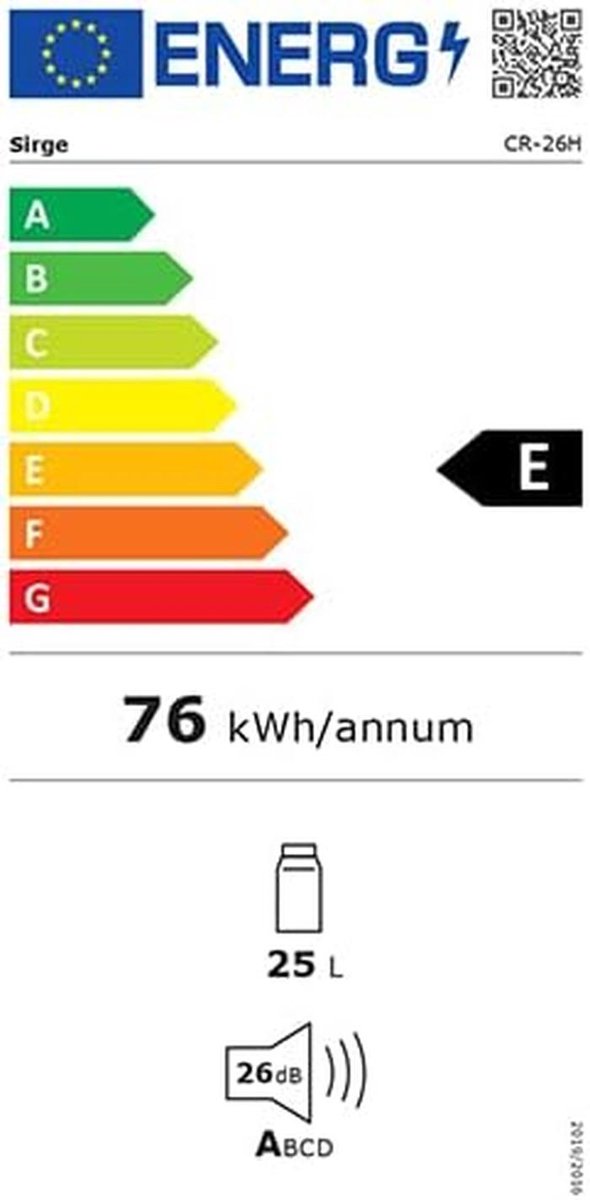 Mini Koelkast - Stille Bar - Dranken Koelen - Thermo-elektronisch - 25 liter - Zwart — afbeelding 2