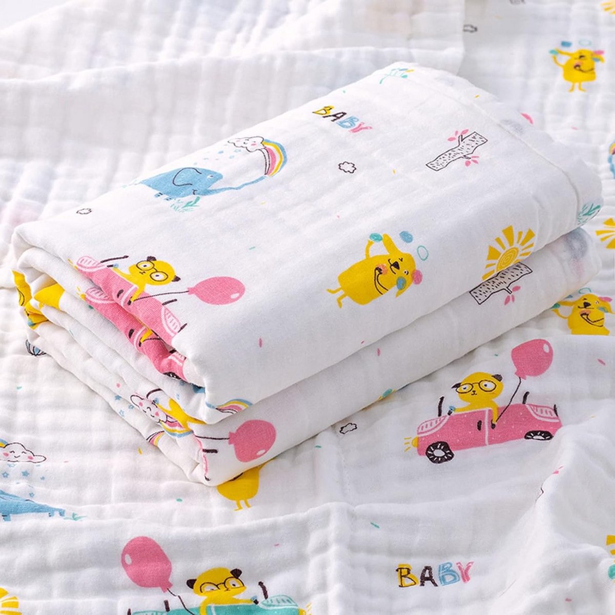 Zachte 6-laags Mousseline Hydrofiele Wasmama Voor Baby's 110x110cm