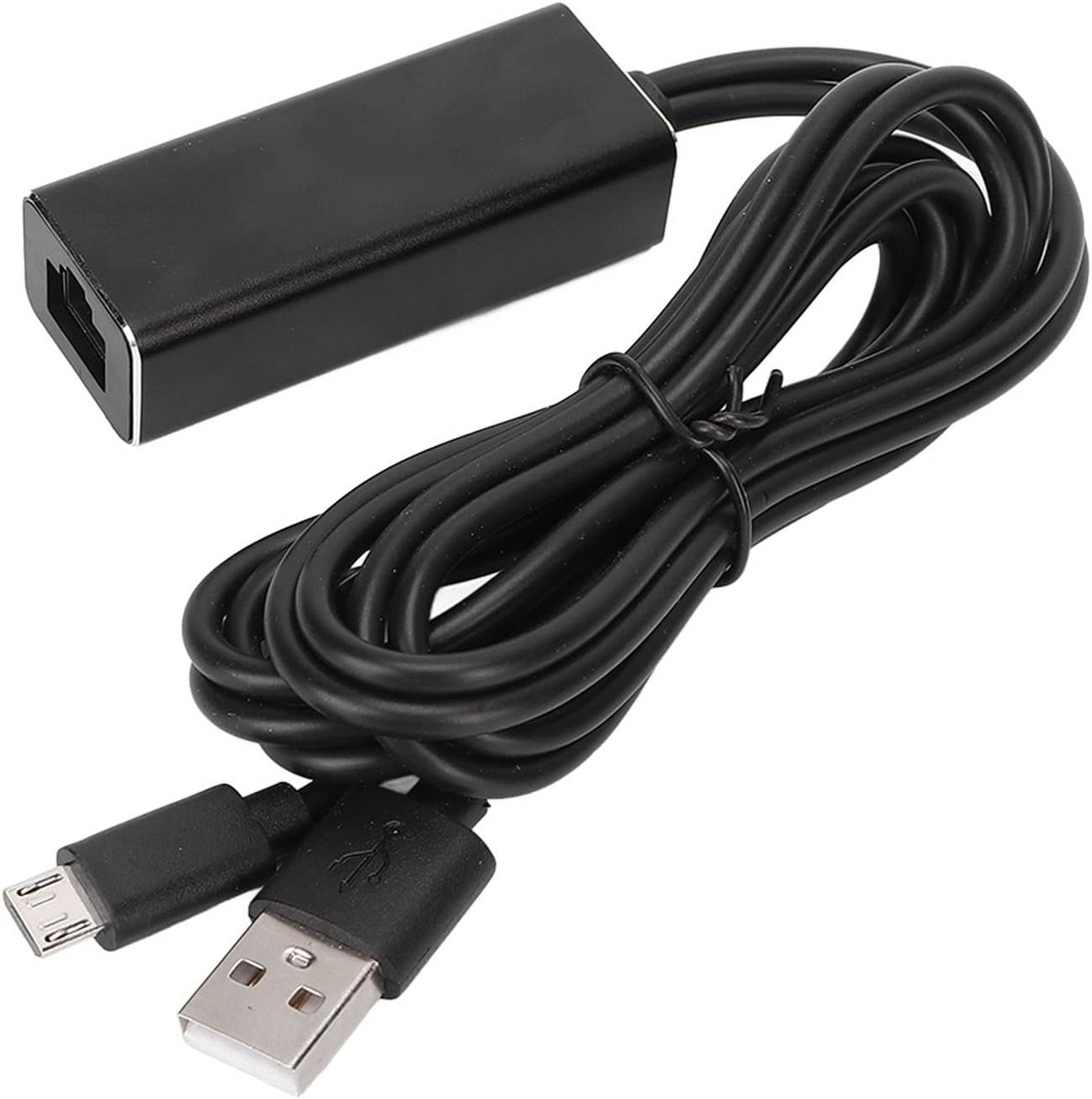 USB naar RJ45 Ethernet Adapter met Micro-USB Voeding voor Chromecast en TV Sticks