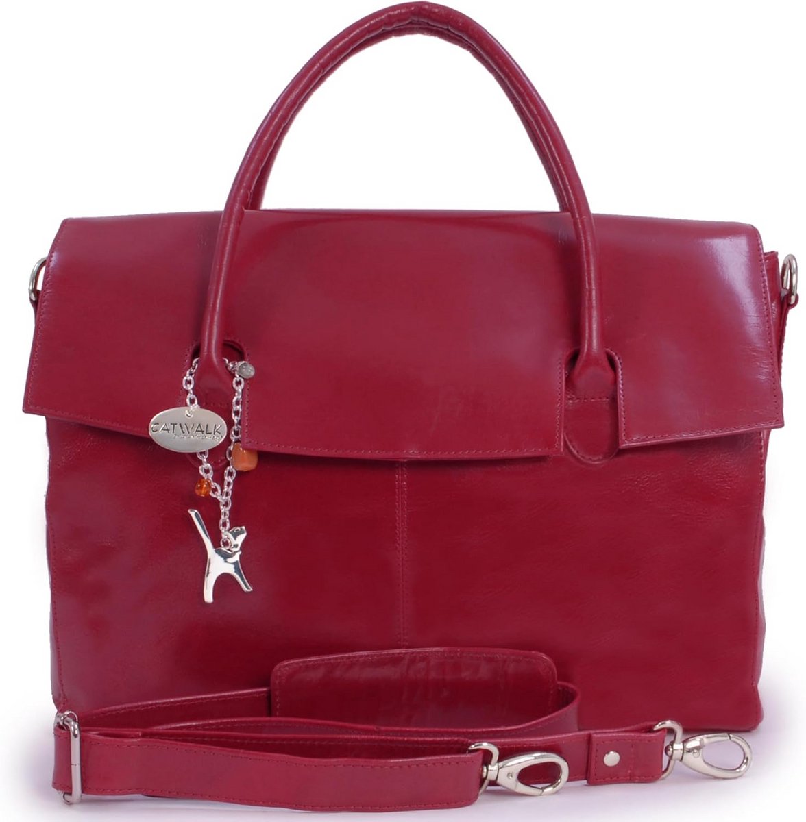 Extra Grote Leren Aktetas Schoudertas Croco Tas Werk Laptop Bag A4