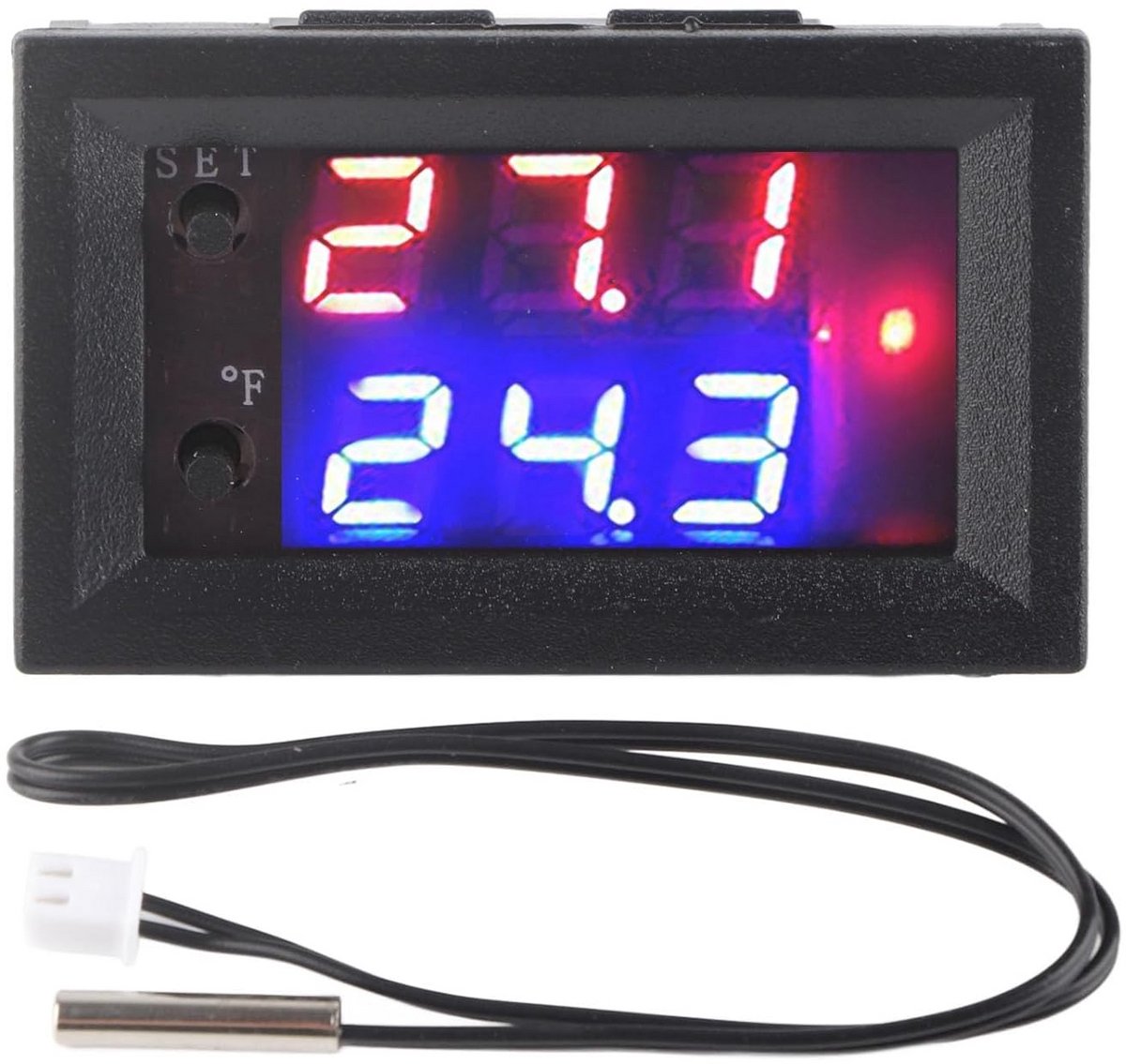 Digitale Temperatuurregelaar DC 12V met Microcomputer Display en Sensor