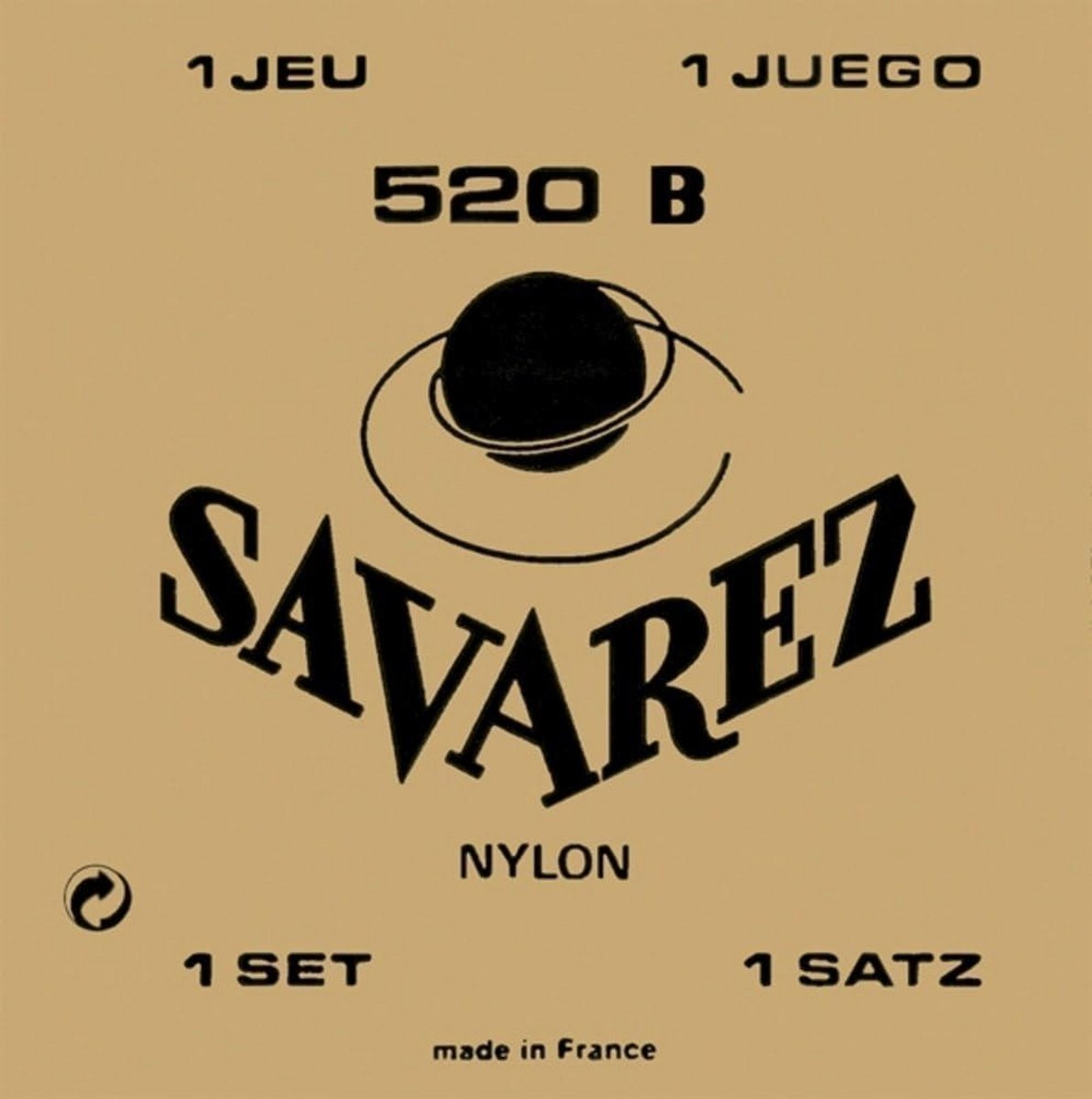 Klassieke Gitaarsnaren Lage Spanning Crèmekleurig Nylon Verzilverd Omwonden Set