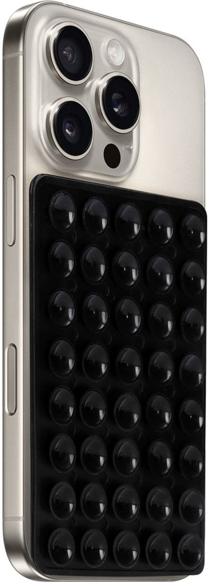 Mobiparts Zuignap Telefoonhouder | Mobiparts Sticky Pad - Zwart Universeel