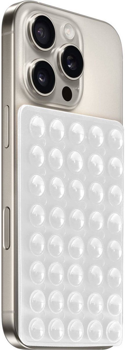 Mobiparts Zuignap Telefoonhouder | Mobiparts Sticky Pad - Zwart Universeel