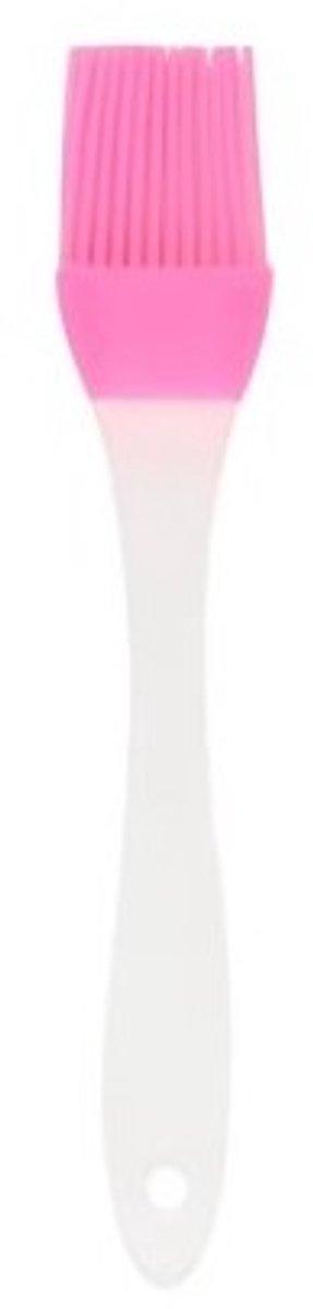 Go Go Gadget - Siliconen Bakborstel - Invetkwast - Bakkwast - Marinade - 20cm - Roze/Transparant