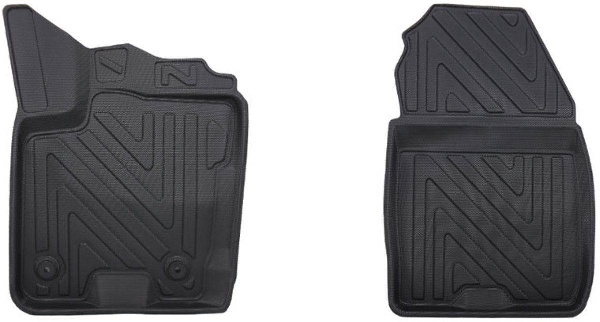 Rubbermatten Ford Tourneo Courier 2014-2023 (voorset) - Premium carbonlook