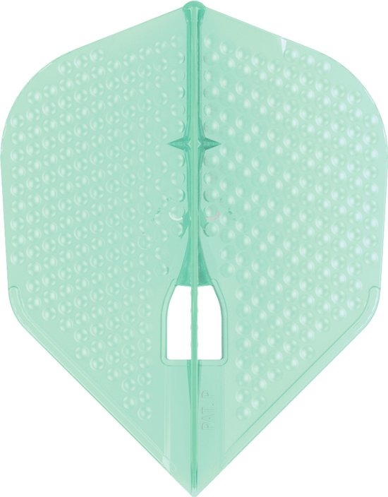 L-Style Champagne L3 Shape Dimple Pearl Emerald - Dart Flights van Merkloos — afbeelding 2