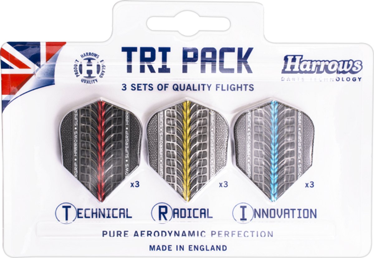 TRI PACK SUPERGRIP - 3 sets flights