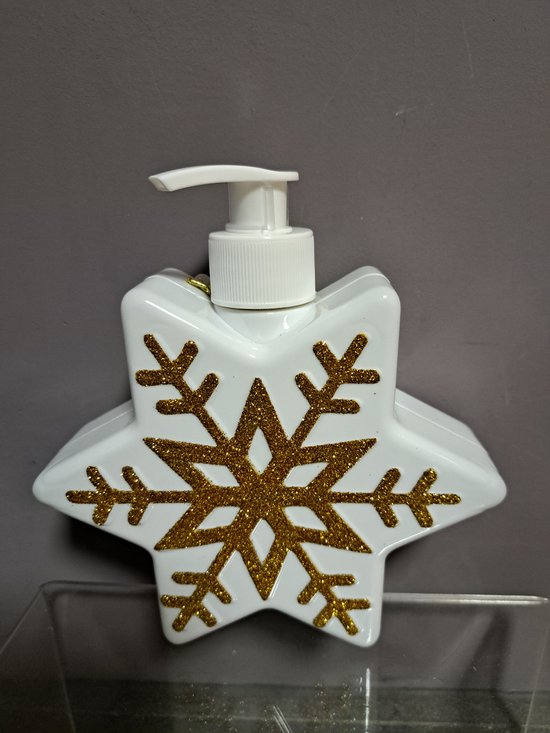 Savon pour les mains Flocon de neige - vanille 350 ml - joli cadeau - cadeau original - coffret de Noël - pour votre copine - pour votre maman - végan