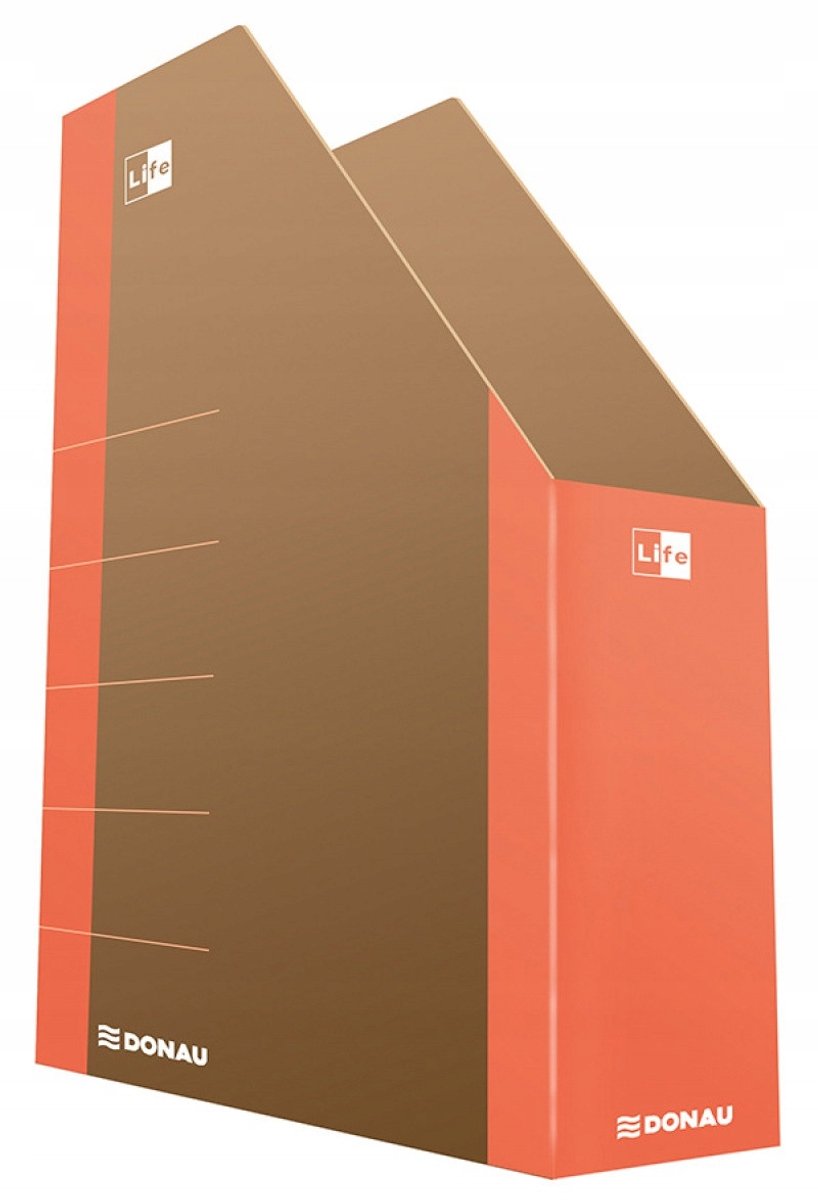 Stevige A4 Kartonnen Documentenbox - Oranje