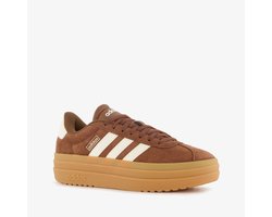 Adidas VL Court Bold suède dames sneakers bruin - Maat 39 1/3 - Echt leer