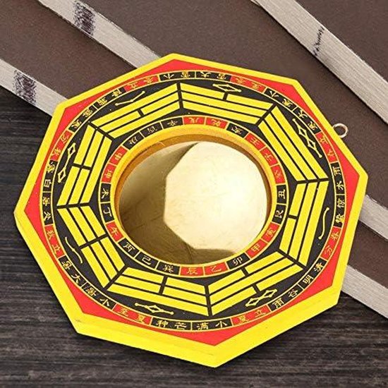 ANGGREK Chinese Feng Shui Bagua-spiegel, Traditionele Feng Shui-spiegel
