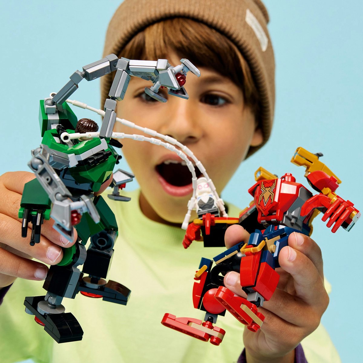 LEGO Marvel Mechaduel: Spider-Man vs. Doc Ock Superhelden - Bouwpakket voor Kinderen - 76338 – foto 7