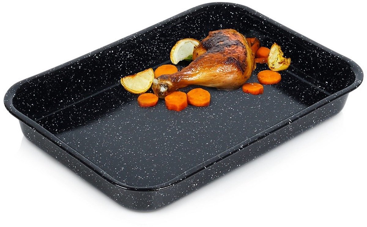 Orion - Ovenschaal - Emaliërde Staal - 34x24x4,5 cm - Vaatwasserbestendig