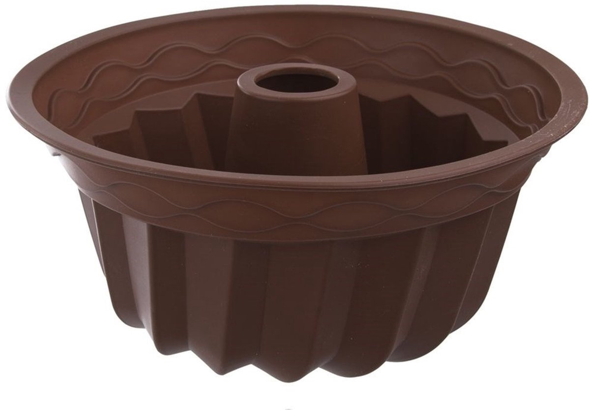 Orion SILLINIE - Siliconen Bakvorm - Rond - Bruin - 23,5 cm