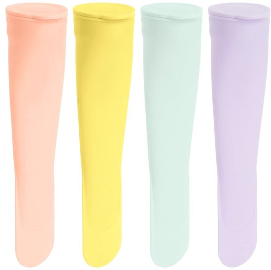 HiT Serie - Siliconen IJsjesvorm - 100ml - 4 Stuks - Pastelkleuren — afbeelding 3
