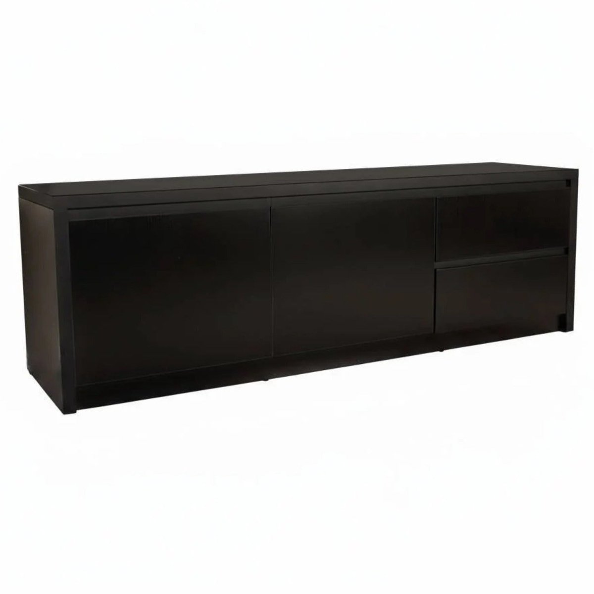 Tv meubel Cassie zwart 160cm tv kast industrieel tv-meubel