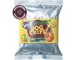 Smoofl Hondensnack Dog Chips Struisvogel 50 gr