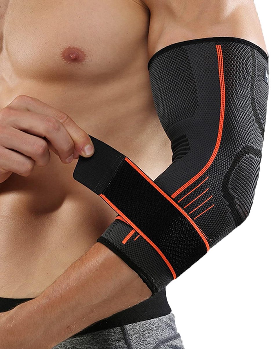 Provento- Elleboogbrace - Compressie - Riempje - Verstelbaar - Armsteun - Hardlopen - Basketbal - Golf - Tennis - Gewichtheffen - Tendinitis - Artritis - Pijnverlichting - Mannen - Vrouwen - 2 PACK.