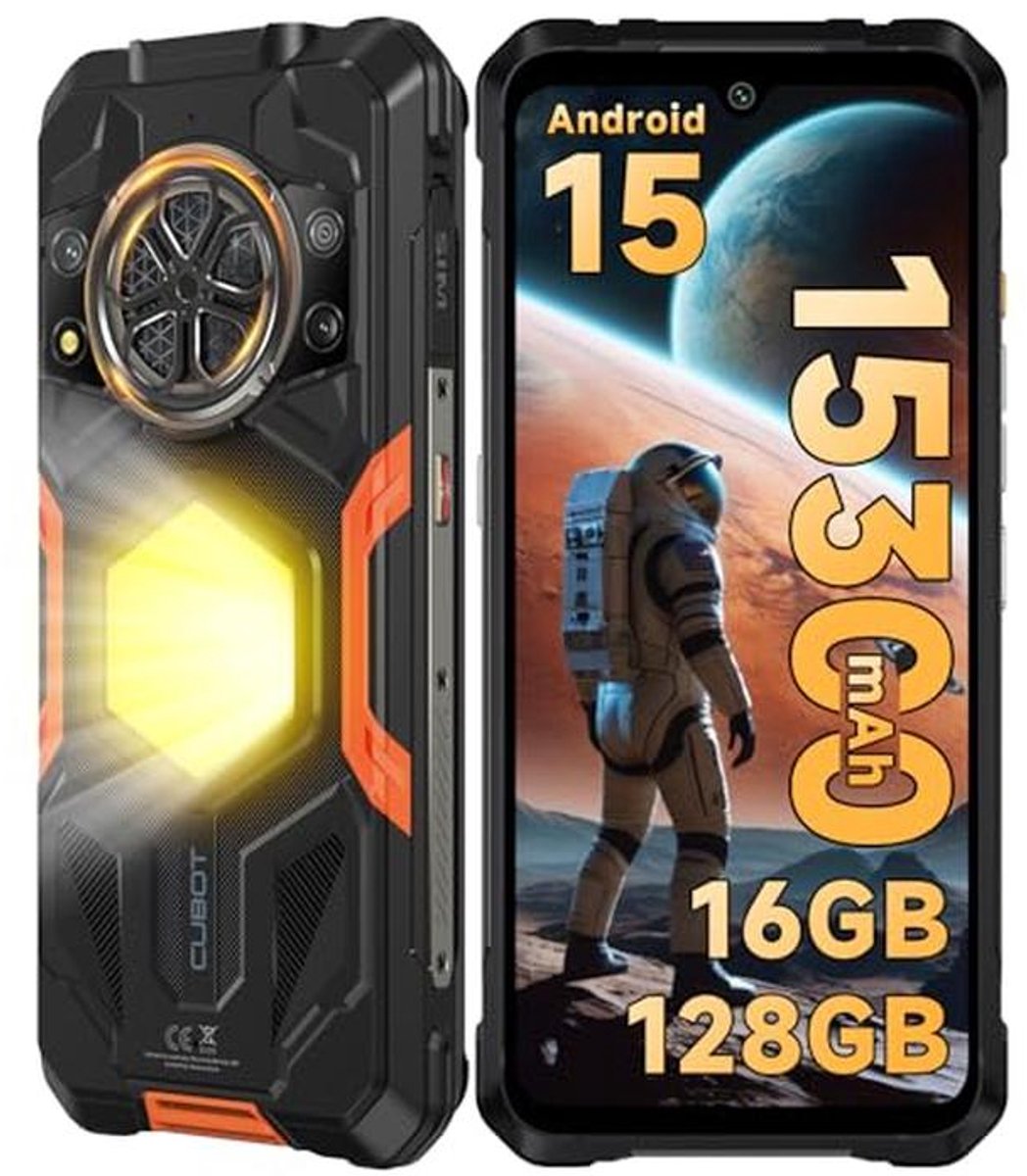Rugged Smartphone met 15300mAh Batterij en 64 MP Camera