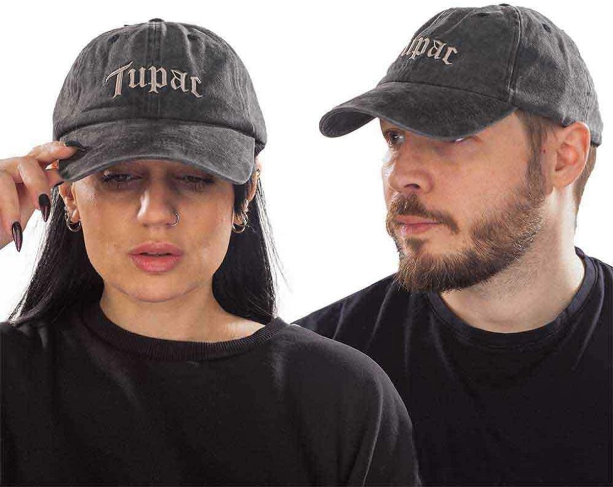 Gothic Logo Baseball Cap Unisex Charcoal Grey One Size
