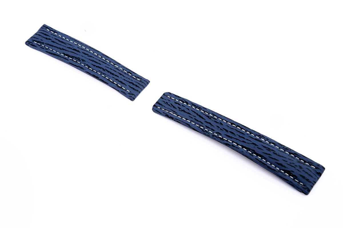 Lederband Happel BRT 22mm blauw