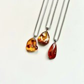 Gemstone ketting Barnsteen