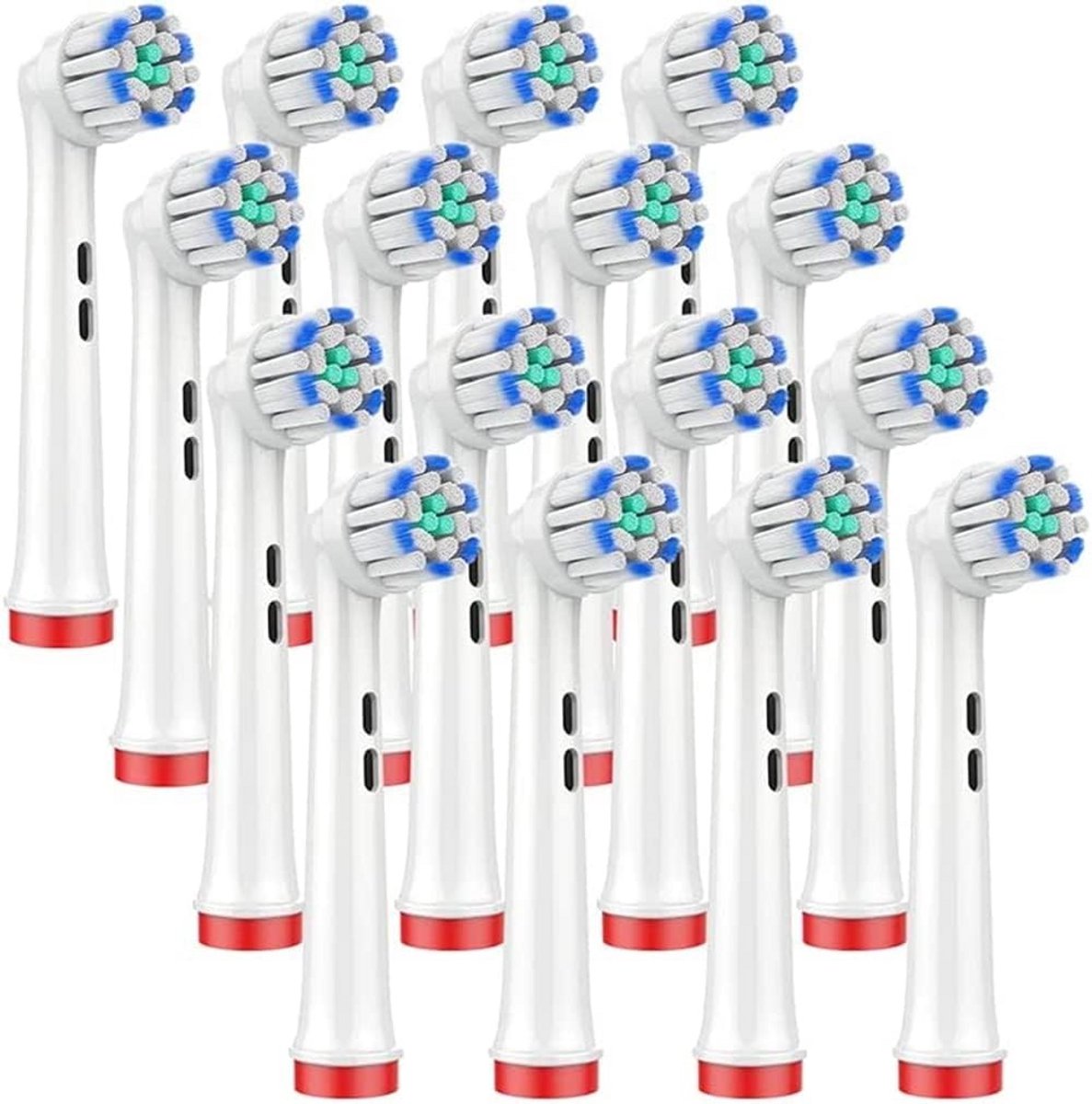 16 Opzetborstels Tandenborstel Set - Universele Compatibiliteit en Zachte Reiniging