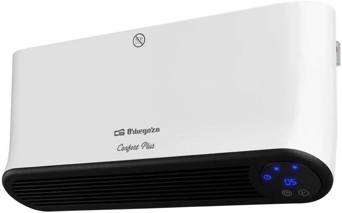 Programmeerbare Ventilatorkachel met Afstandsbediening en Wandmontage