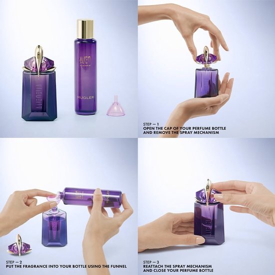 Mugler Alien Eau de Parfum – Bloemige, Houtachtige en Amberachtige Parfum - Navulbare Parfum voor dames - 60ml