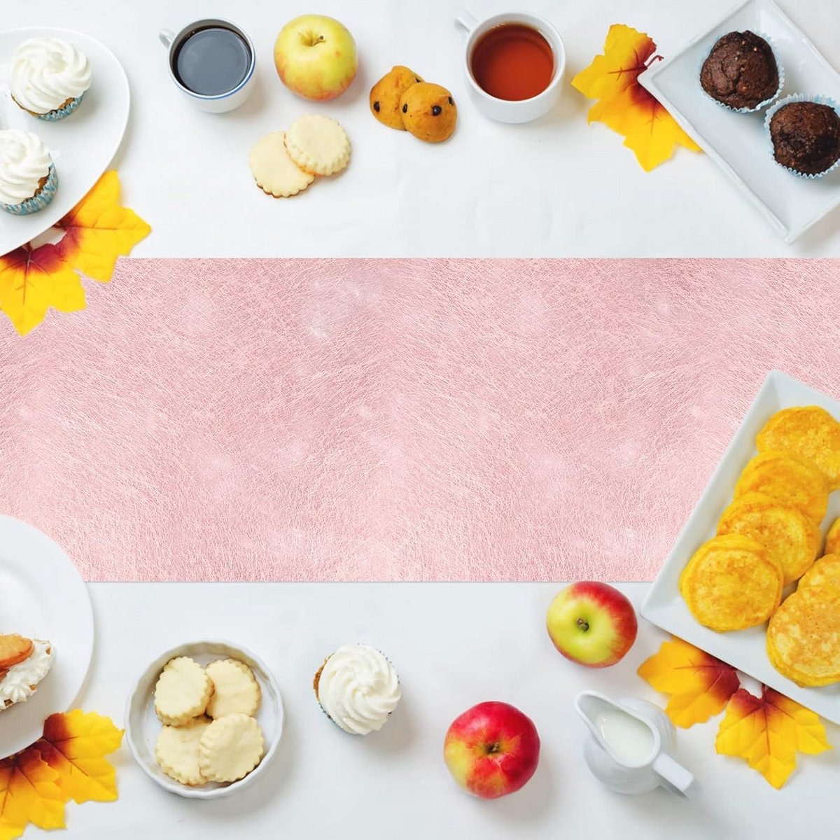 Luxe Non-Woven Tafelloper 30 cm x 20 m voor Bruiloft & Feestdecoratie - Knippend Doorsnichtig Stof