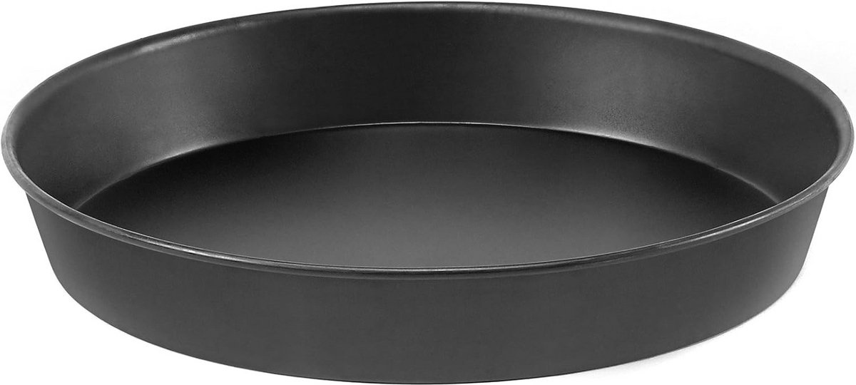 Cilindrische Bakvorm voor Pizza en Taart 50 cm Zwart