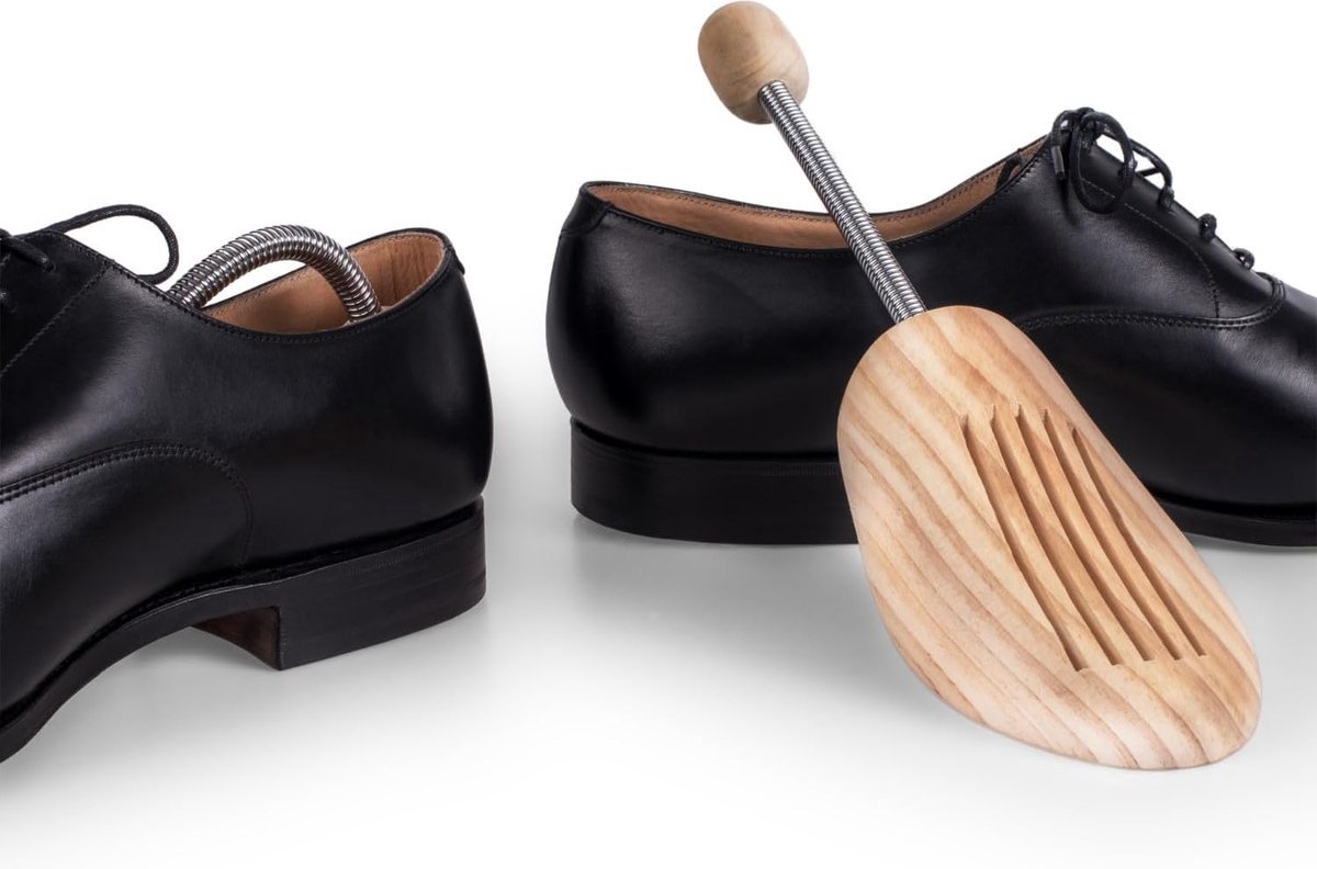 Stunq® Schoenspanners voor dames en heren - schoenspanners als knik- en kreukbescherming van echt hout, ademend, verschillende maten, ook geschikt voor laarzen of sneakers
