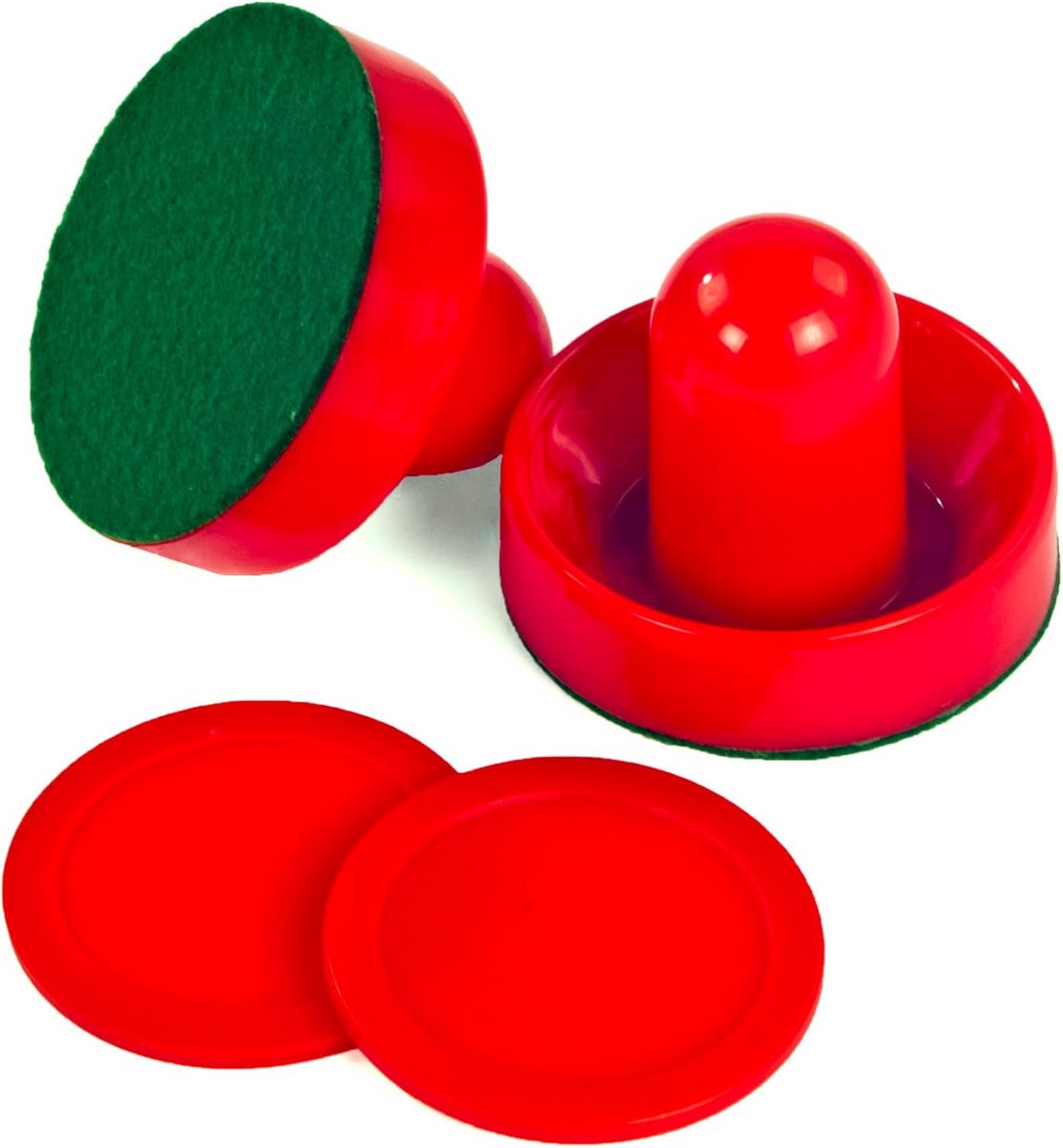 Luchtijshockey Accessoireset met 2 Strikers en Pucks voor Glad Spel
