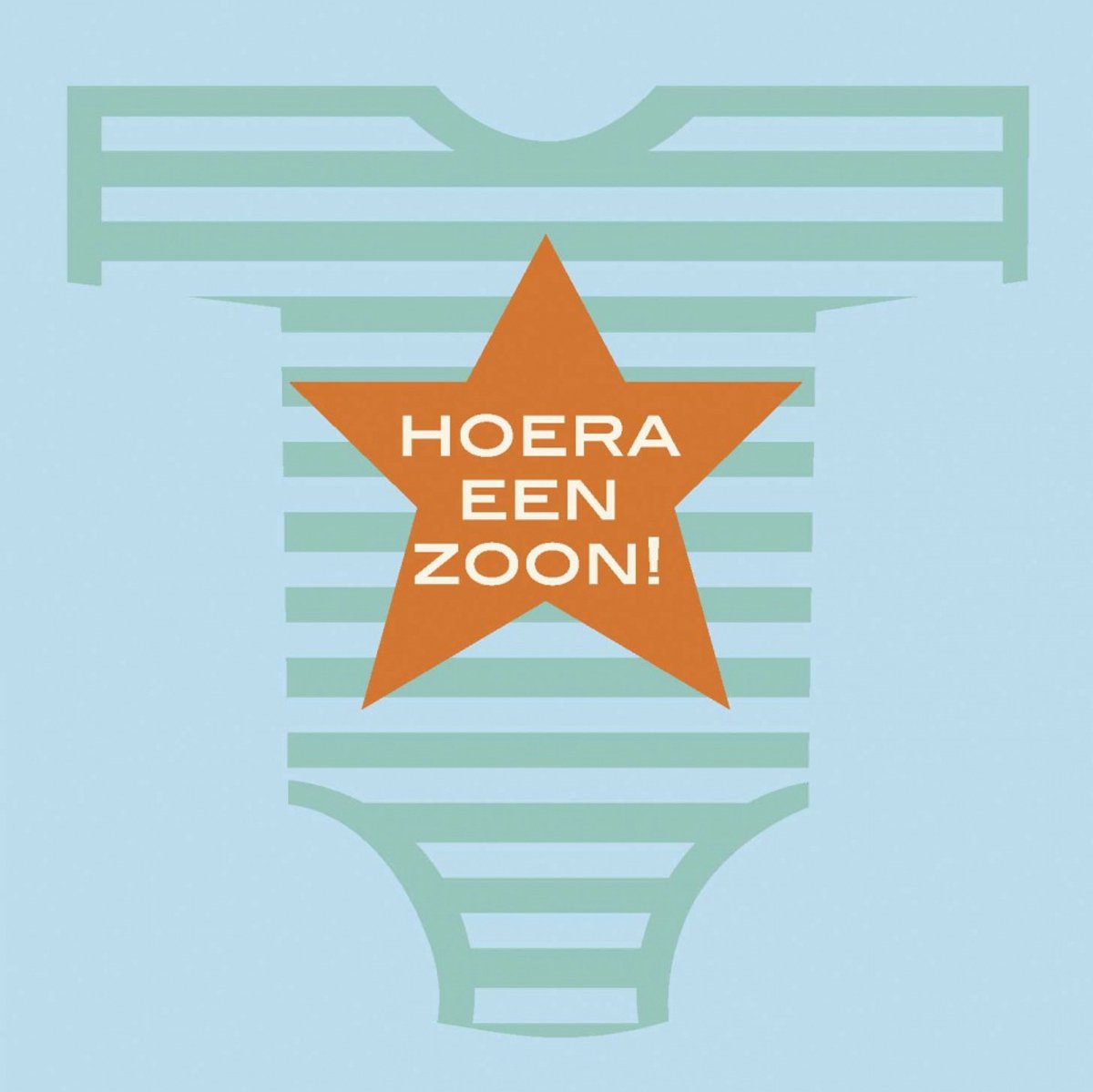 Servetten Hoera een Zoon