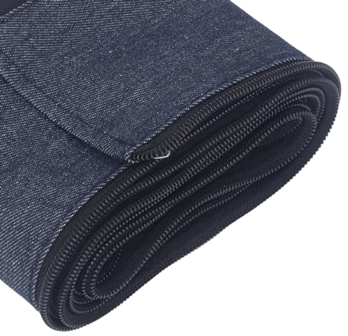 TIG-lastoorts Kabel ondersteunend Ritstype Denim Beschermhoes MIG-plasmakabelmouwen Tig-verlichte Slangkabelmantel 2 Inch X 13,1 Ft voor Argonbooglastoortsen