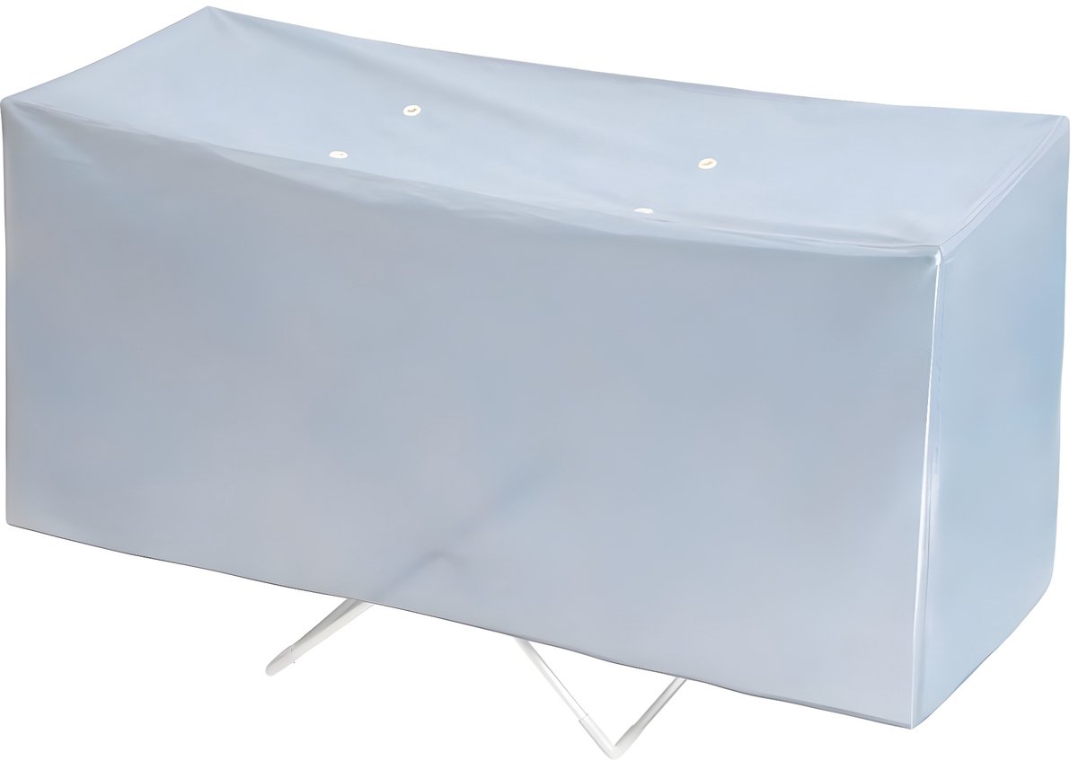 Hoes voor elektrisch droogrek 1470x540x700mm blauwgrijs