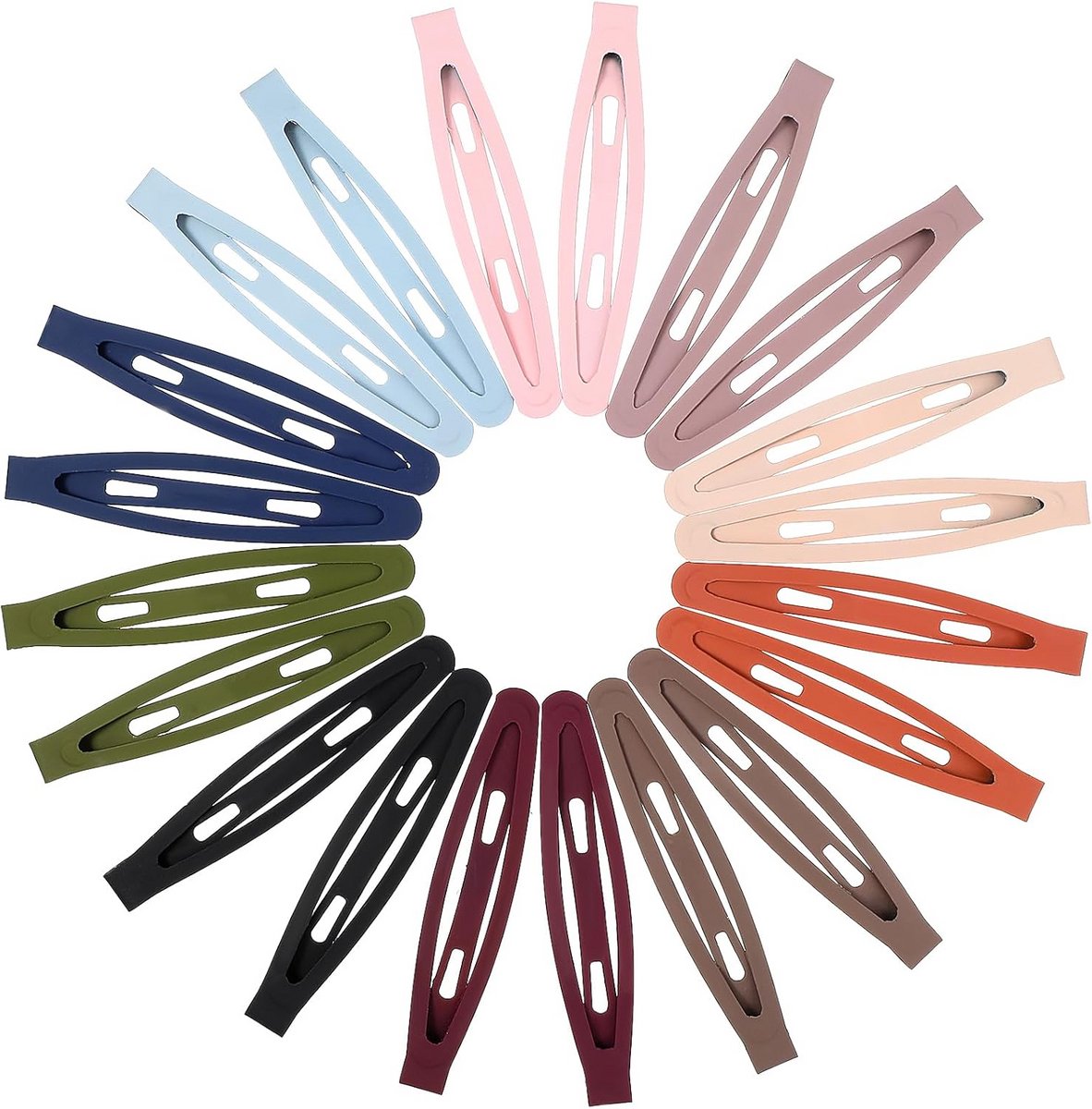 Haarspelden 20 stuks 6,2 cm - metalen haarclips voor meisjes en vrouwen