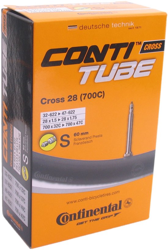 Continental Cross 28 - Binnenband Fiets - Frans Ventiel - 60 mm - 28 x 1.5 - 1.75 van Continental — afbeelding 3