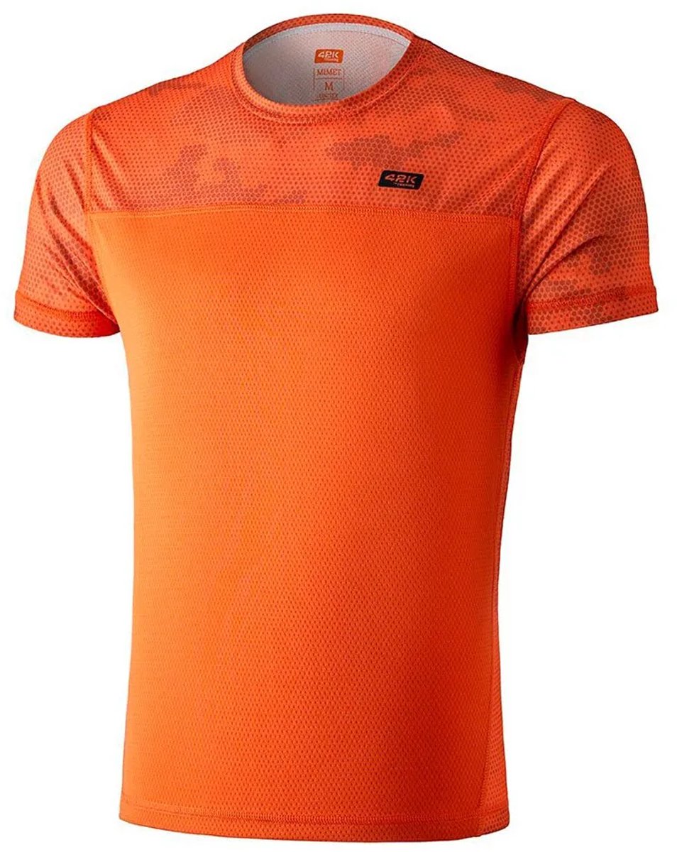42k Running Mimet T-shirt Met Korte Mouwen Oranje M Man