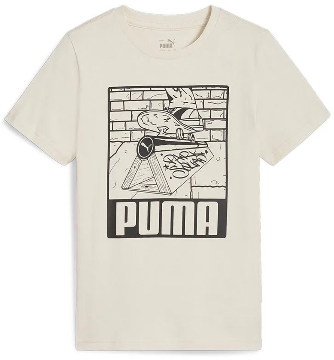 Puma Ess+ Mid 90s Graphic T-shirt Met Korte Mouwen 11-12 Years Kinderen Alpine Snow