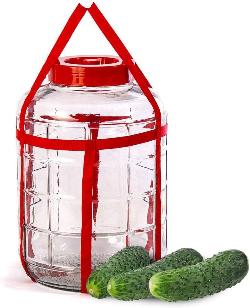 Inmaakglas 5 Liter - Groot Weckpot voor Groenten, Fruit, Wijn en Drank