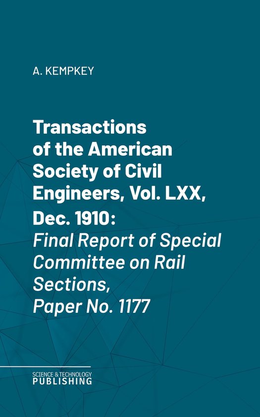 Transactions of the American Society of Civil Engineers, Vol ... - cover