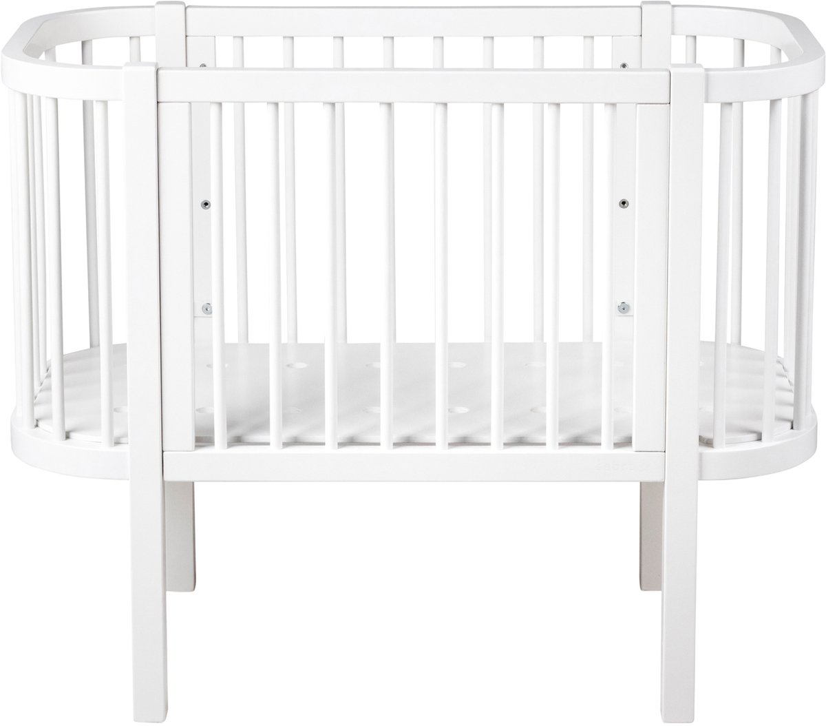 Sebra Bedside Crib – Classic White