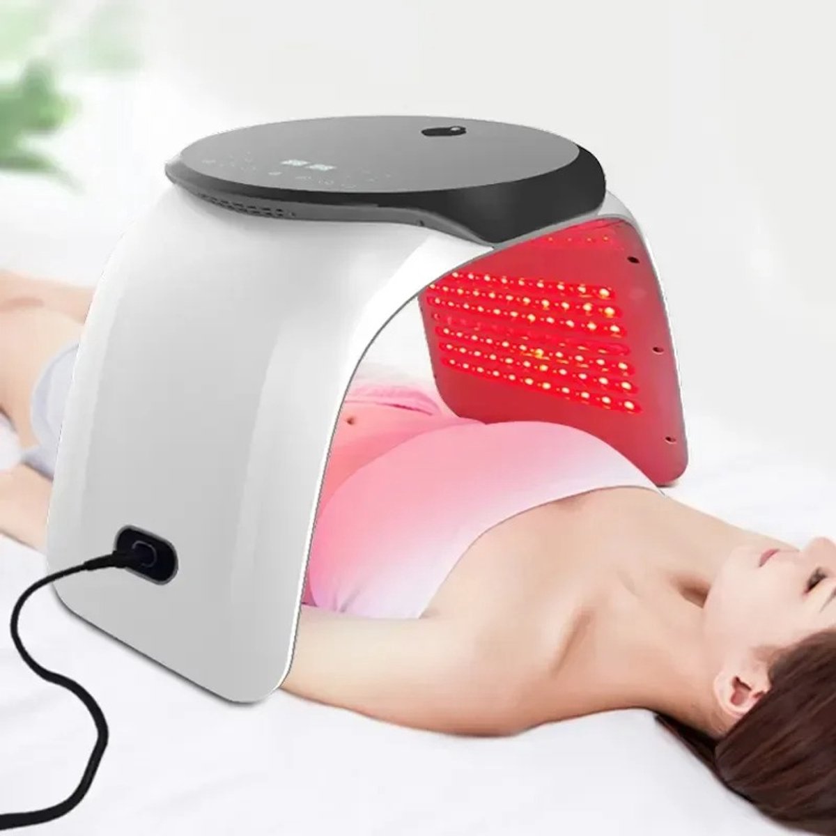 ShaSha Gezicht licht therapie - 7-in-1 gekleurd LED-masker, apparaat Geschikt voor gezichts- en lichaamsverzorging - Infrarood - Roodlicht therapie