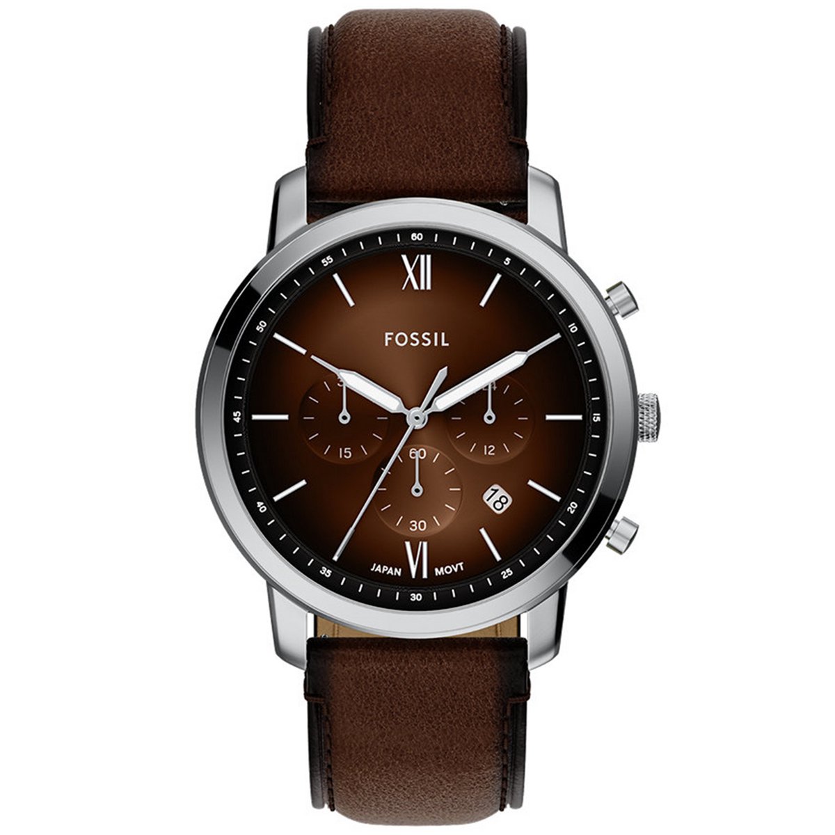 FOSSIL NEUTRA Heren Horloge 44 mm - Bruin